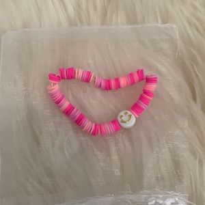 Pink preppy bracelet